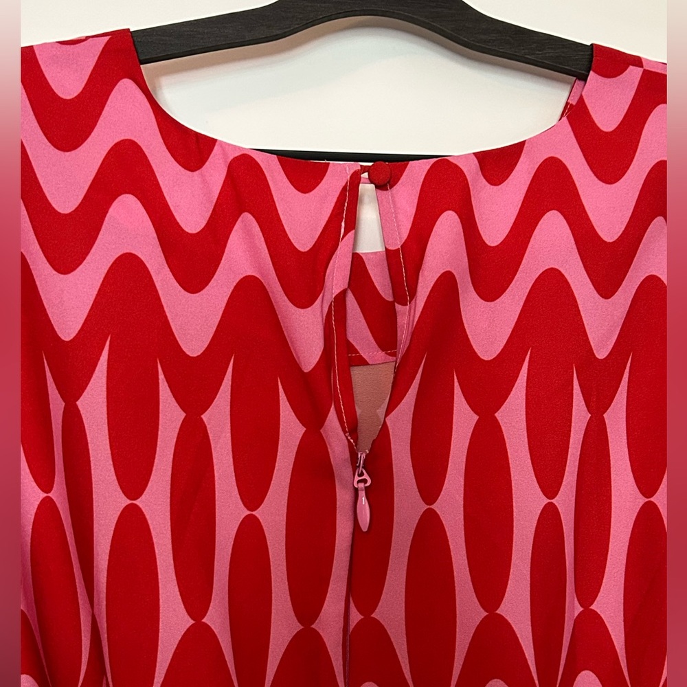 Eloquii Printed Flare Sleeve Dress - Picture 5 of 5